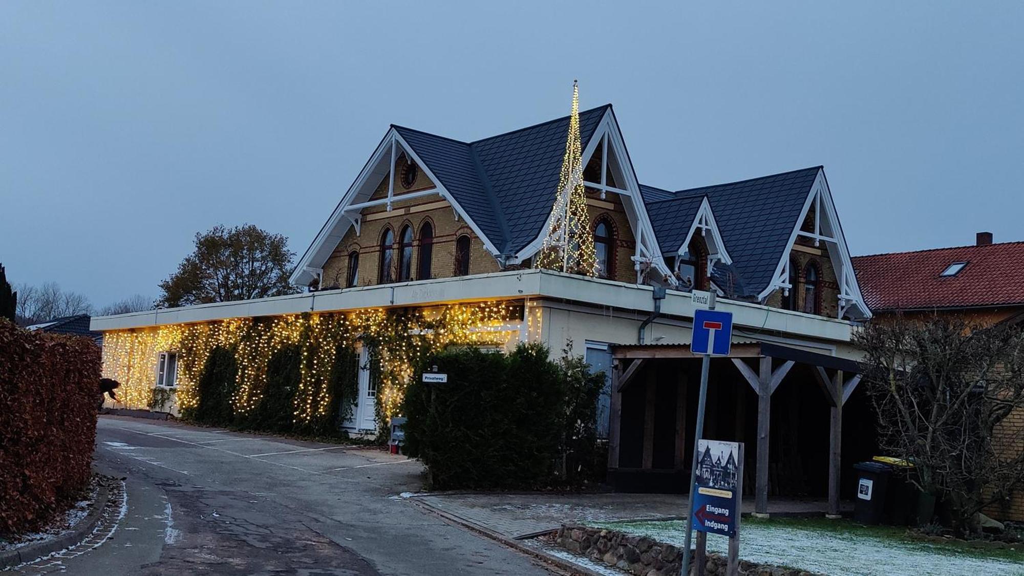 Alte Direktionsvilla Kupfermühle Harrislee Exterior foto